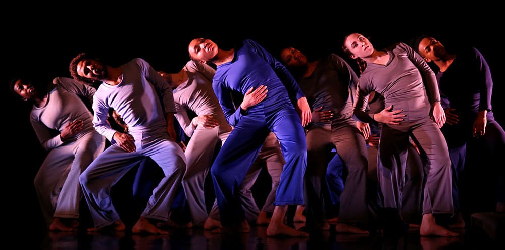 Student dancers perform on stage